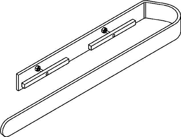 BEMM Handtucharm Plawa Softline 550 mm verchromt