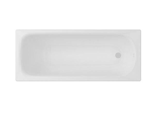 concept 100 Stahl Rechteck-Badewanne 170x70 cm alpinweiß-0