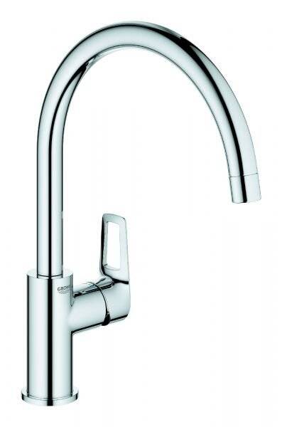 GROHE Einhand-Spültischarmatur BAUEDGE 1/2Zoll ho Ala chr-5