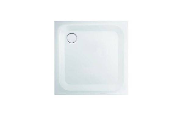 concept 200 Stahl-Duschwanne superflach 90x75x2,5cm weiss