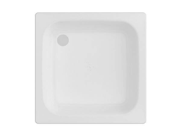concept 100 Stahl Duschwanne 80x80x14 cm alpinweiß-0