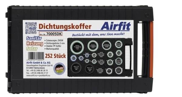 airfit Universal-Dichtungskofferfür Sanitär, Heizung, Solar, Gas