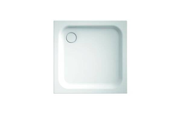 Bette Supra Duschwanne Weiß 800x800x65/30mm Rechteck Unterbau GT-Stahl