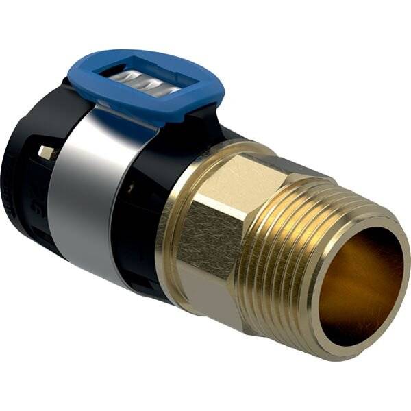 Geberit FlowFit Übergang mit Außengewinde bleifreie Siliziumbronze, D 16mm, R 1/2"-4