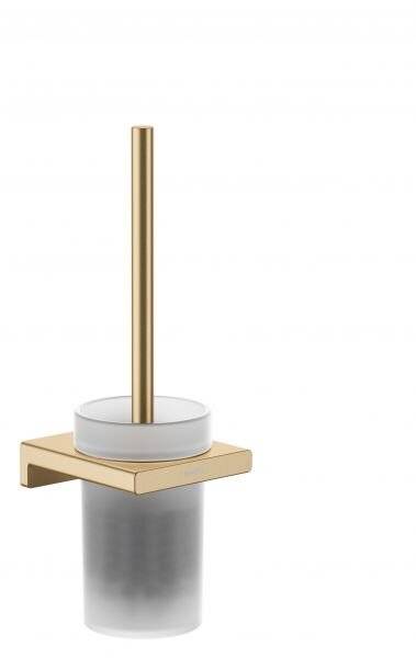 Hansgrohe AddStoris Q Toilettenbürstenhalter, Wandmontage, Brushed Bronze-3