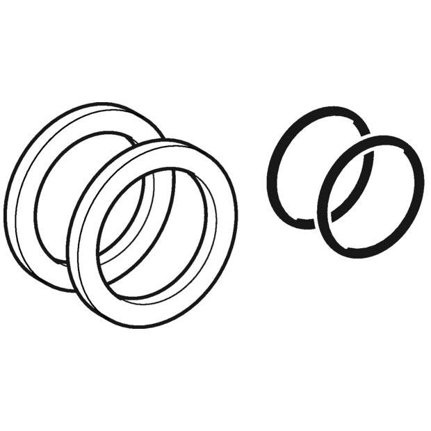 GEBERIT Mepla Dichtungsset EPDM/PE-LD d2 bestehend aus 2x O-Ring und Scheibe-1