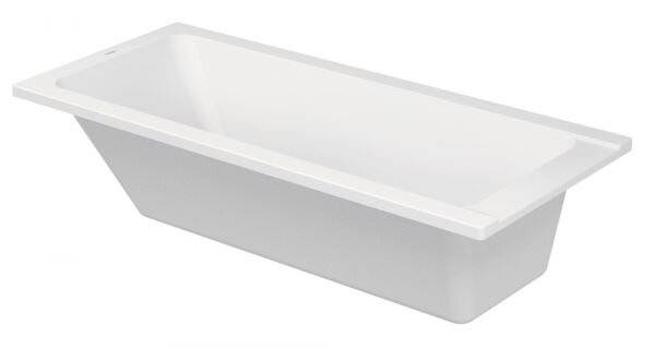 Duravit Rechteck-Badewanne D-CODE 1 Rückenschräge, weiß 1700x750mm-2