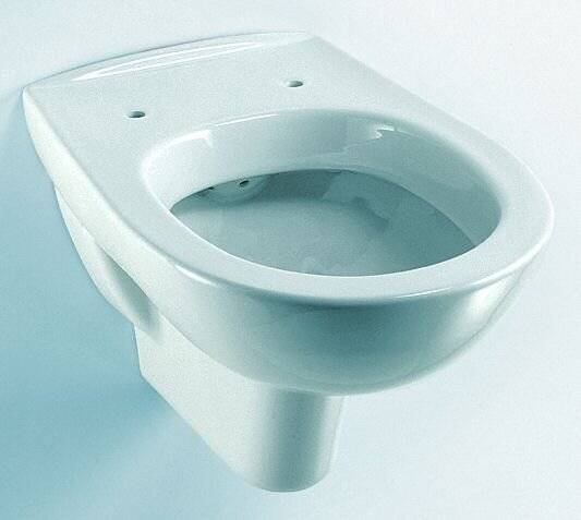concept 100 Wand-WC Flachspüler Weiß-0