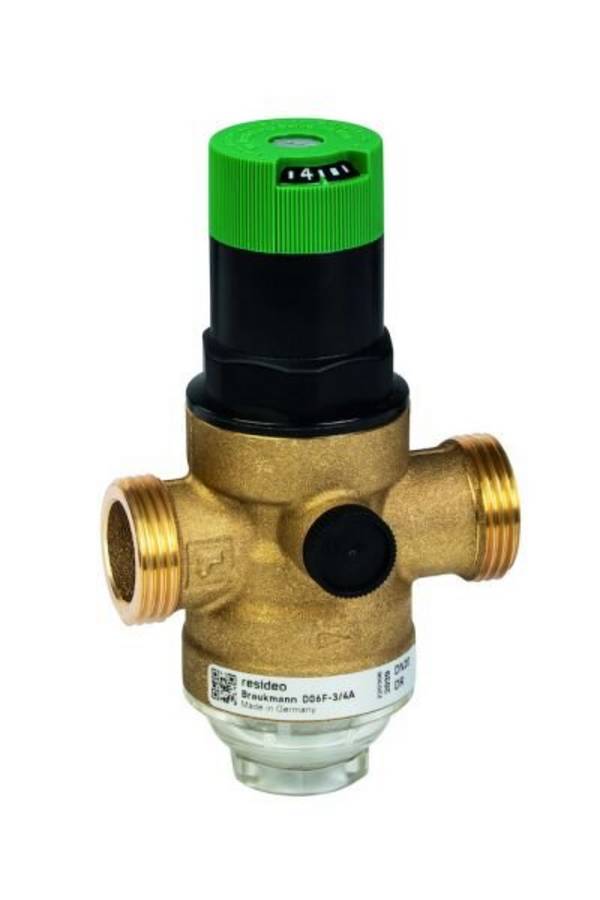 HONEYWELL Druckminderer D06F-LF Messing bleifrei, LFE, R 1/2