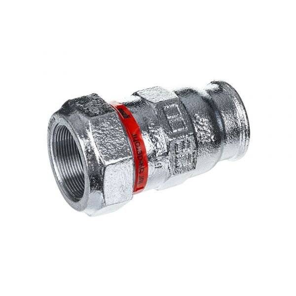 GEBO Armaturen Temperguss-Klemmverbinder, Siederohr Typ I, mit IG, 5/4" x 44,5 mm, verzinkt, 1 Stk.-0