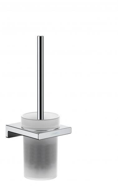 hansgrohe AddStoris Q Toilettenbürstenhalter Wandmontage, Chrom-2