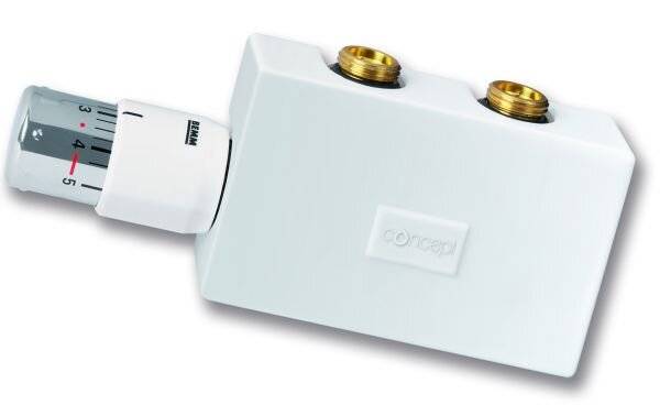 concept Purline-Ventil DN15 (10)x50mm Eck, Therm. Puro, Samtmetallicgraphit