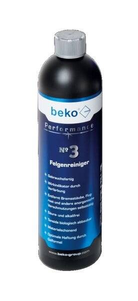 BEKO Performance No. 3 Felgenreiniger 750 ml Flasche-0