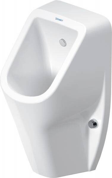 Duravit Urinal D-CODE RIMLESS 305x290mm Zul v hinten ohne Fliege weiß-2