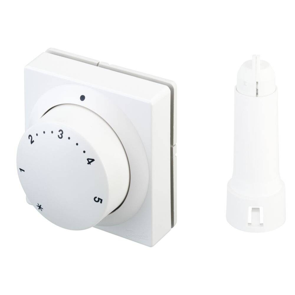 Danfoss Fühlerelement RA 5062 Ferneinstellelement 2, Reinweiß, 013G5062-4