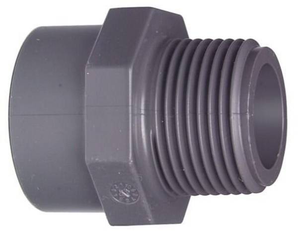 Georg Fischer GF Übergangs-Muffennippel, PVC-U, d 40x5/4" AG, 1 Stk.