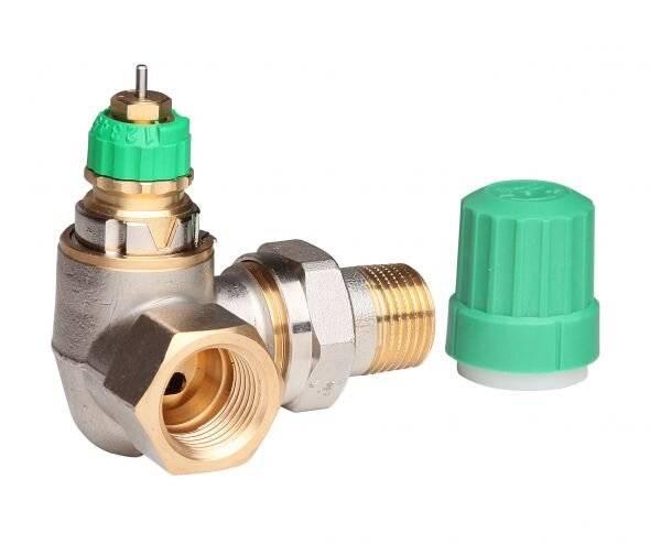 Danfoss Dynamic Valve RA-DV 15 druckunabhängig, R 1/2", Winkelausführung links vernickelt-1