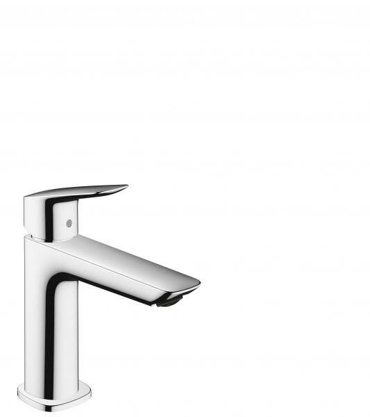 hansgrohe Logis Einhebel-Waschtischmischer 110mm 5l/min Fine CoolStart Chrom ohne Garnitur-2
