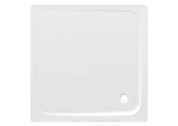concept 100 Stahl Duschwanne 100x100x2,5 cm alpinweiß