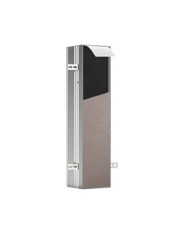 concept design WC-Modul Papier oben 658 mm Unterputz, Anschlag re befliesbar