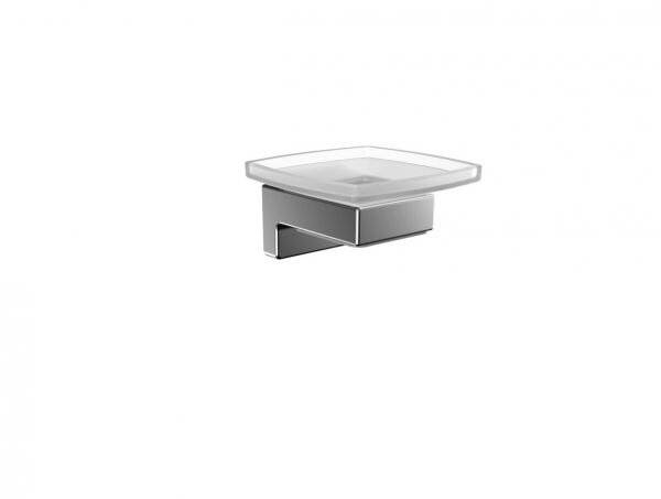 concept Design Seifenhalter Glasteil satiniert chr-0