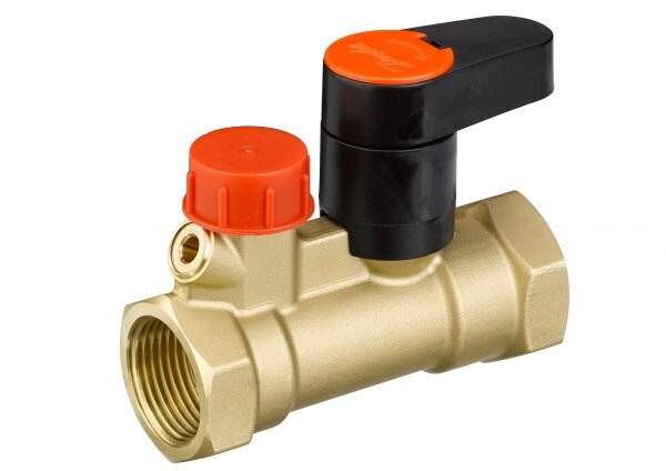 Danfoss Absperrventil und Entleerventil MSV-S Leno 15, Rp 1/2", 003Z4011-3