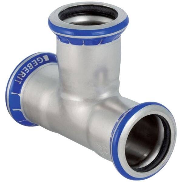 GEBERIT Mapress Edelstahl T-Stück egal d28-28-28-1
