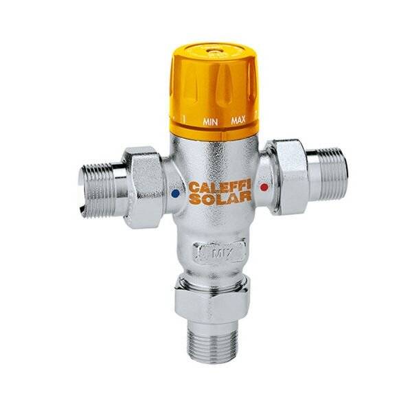 CALEFFI 252150 Solar-Thermomischer 252 für Eingangstemperaturen bis 100 GrC 3/4Z-5