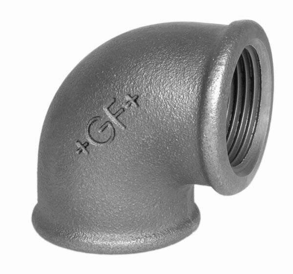 INDUSTRIE Verz.Winkel Nr.90 1/4" 90 Gr. +GF+