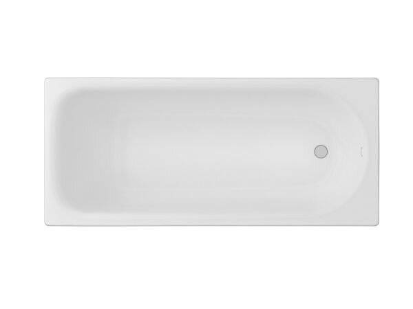 concept 100 Stahl Rechteck-Badewanne 180x80 cm alpinweiß-0