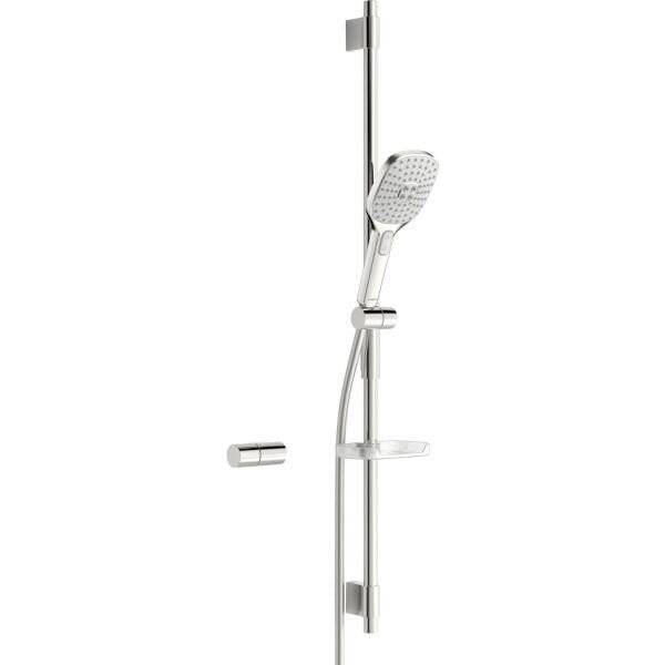 Hansa ActiveJet Wandstangengarnitur Style 8437 3-strahlig Chrom-3