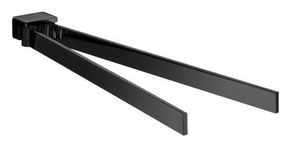 Emco Handtuchhalter LOFT 2-armig, schwenkbar, 437mm schwarz-3
