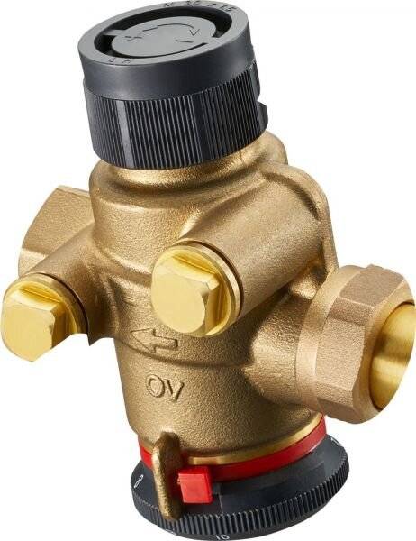 Oventrop Cocon QTZ Regulierventil ohne Messventile DN 20, Außengewinde/Innengewinde, 250-1800l/h, 1143606-3