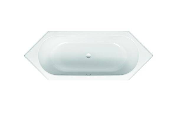 BETTE Stahl-Einbauwanne BetteStarlet Sechseck 200x75cm ohne Griff, weiss