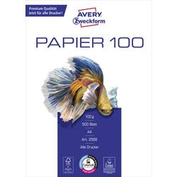 Image of Avery-Zweckform Inkjet Paper Bright White 2566 Tintenstrahl Druckerpapier DIN A4 100 g/m² 500 Blatt Hochweiß