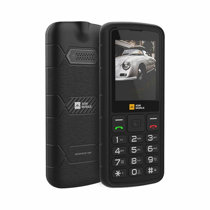 AGM Mobile AGM M9, Balken, Dual-SIM, 6,1 cm (2.4"), Bluetooth, 1000 mAh, Schwarz-0