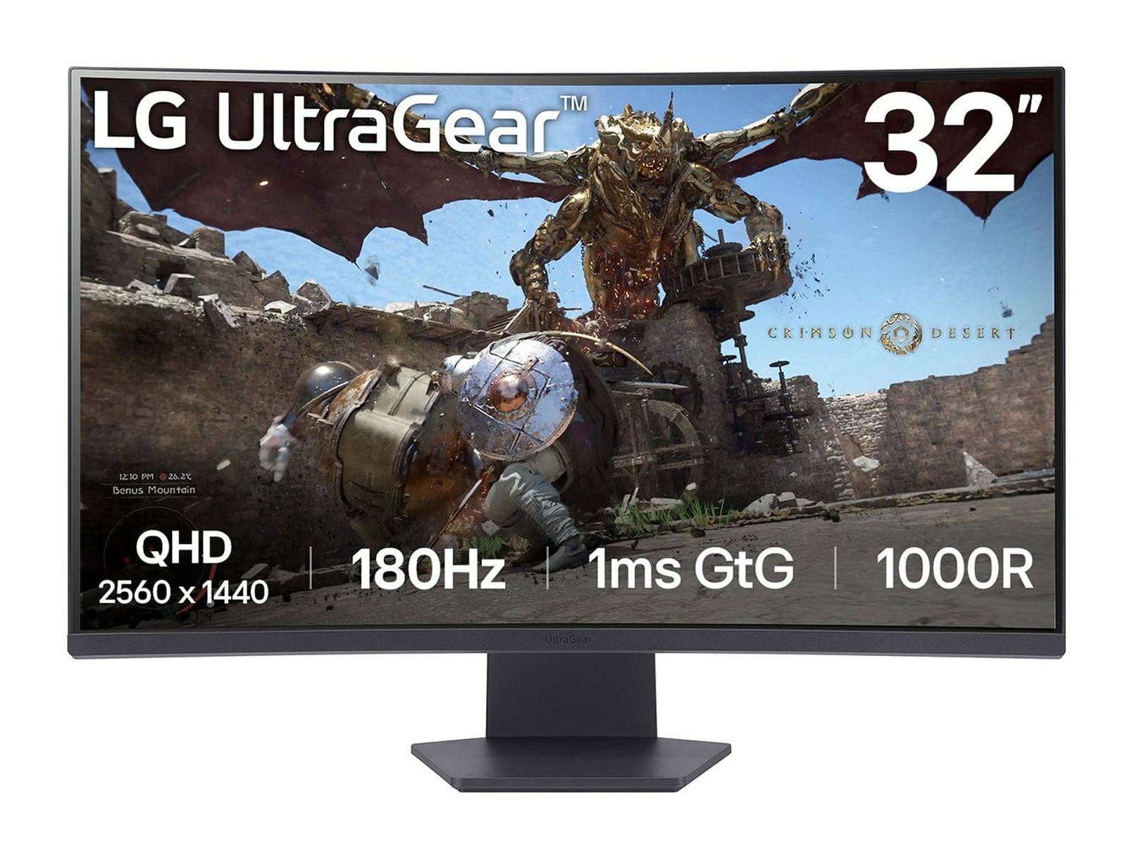 LG Monitor Ultragear Gaming 32GS60QC-B 32GS60QCB (32GS60QC-B.AEUQ)-0