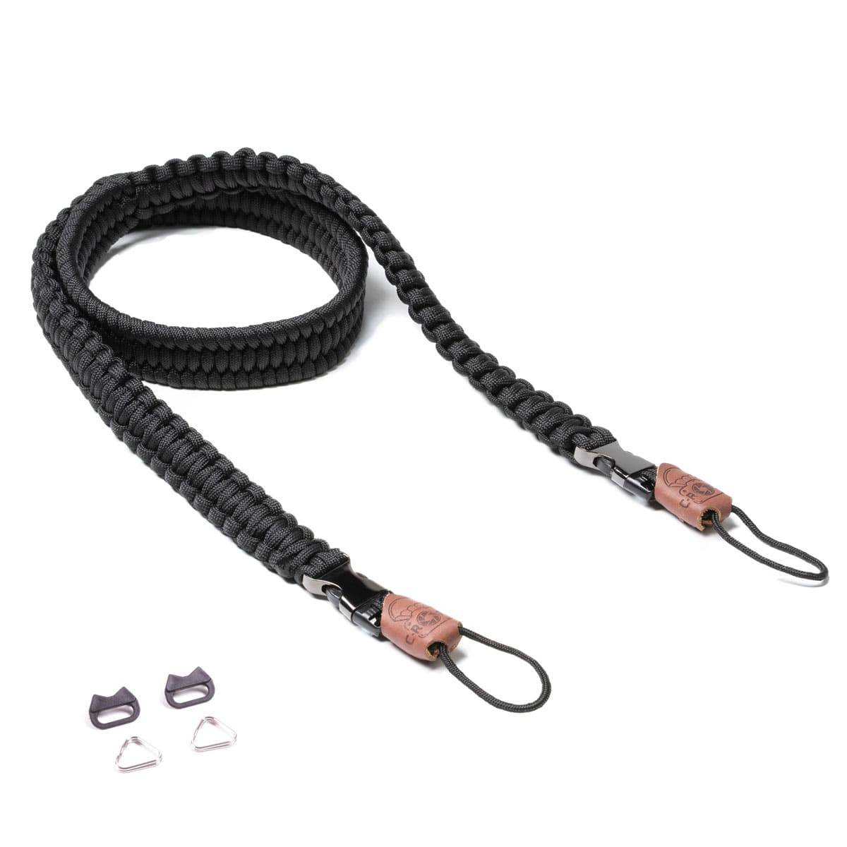 C-ROPE Kameragurt Traveler aus Paracord Silent Black retail-0