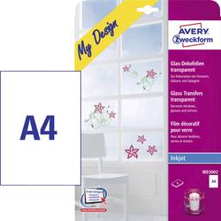 Fólie na okno Avery Zweckform, 4x A4, průhledná - Avery Zweckform MD3002