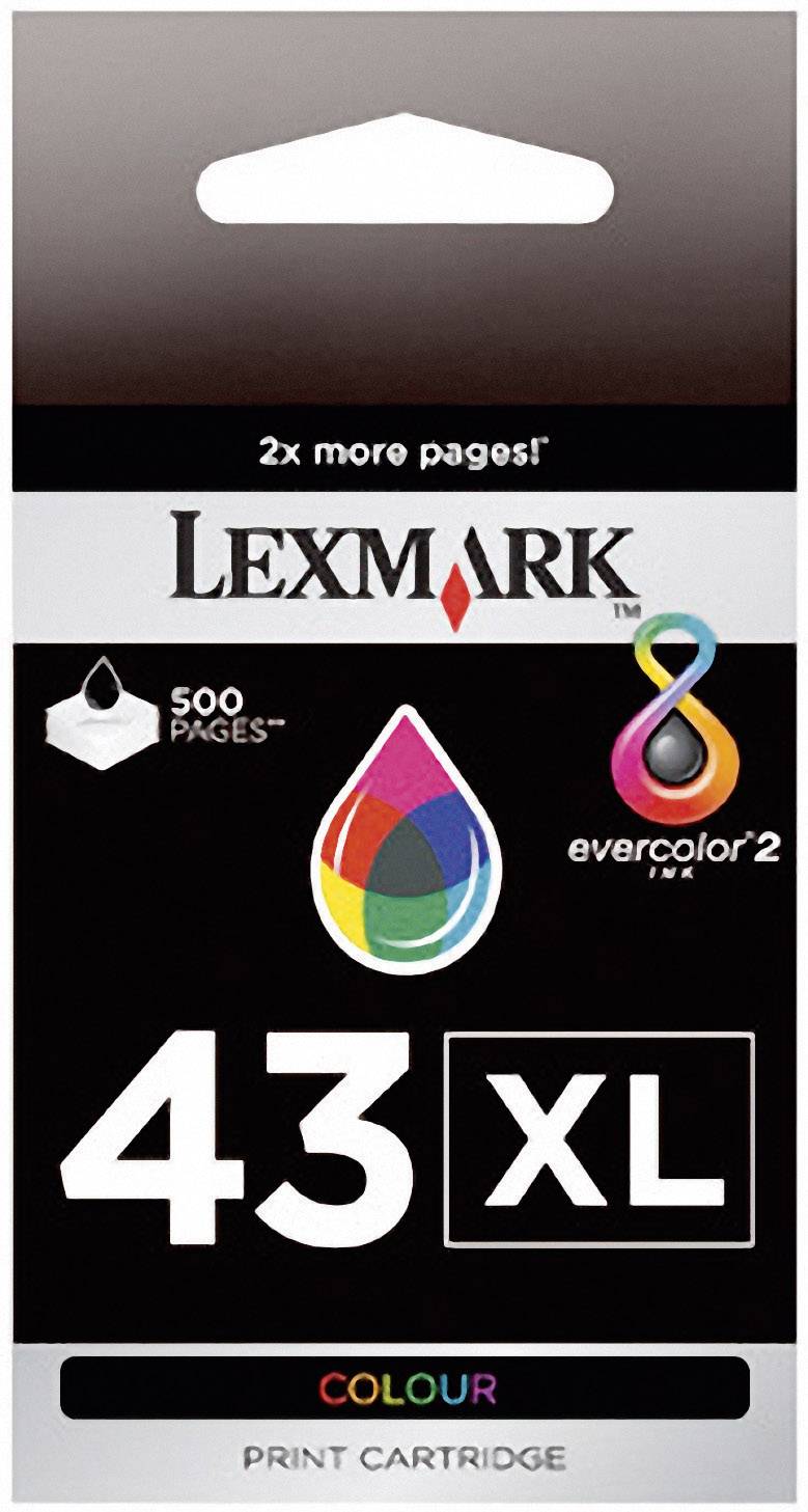 Lexmark Cartridge No. 43 - Farbe (Cyan, Magenta, Gelb) - Original - Tintenpatron-0