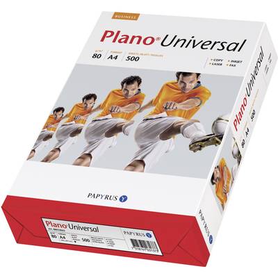 Papyrus Plano® Universal 88026735   Universal Druckerpapier DIN A4 80 g/m² 500 Blatt Weiß