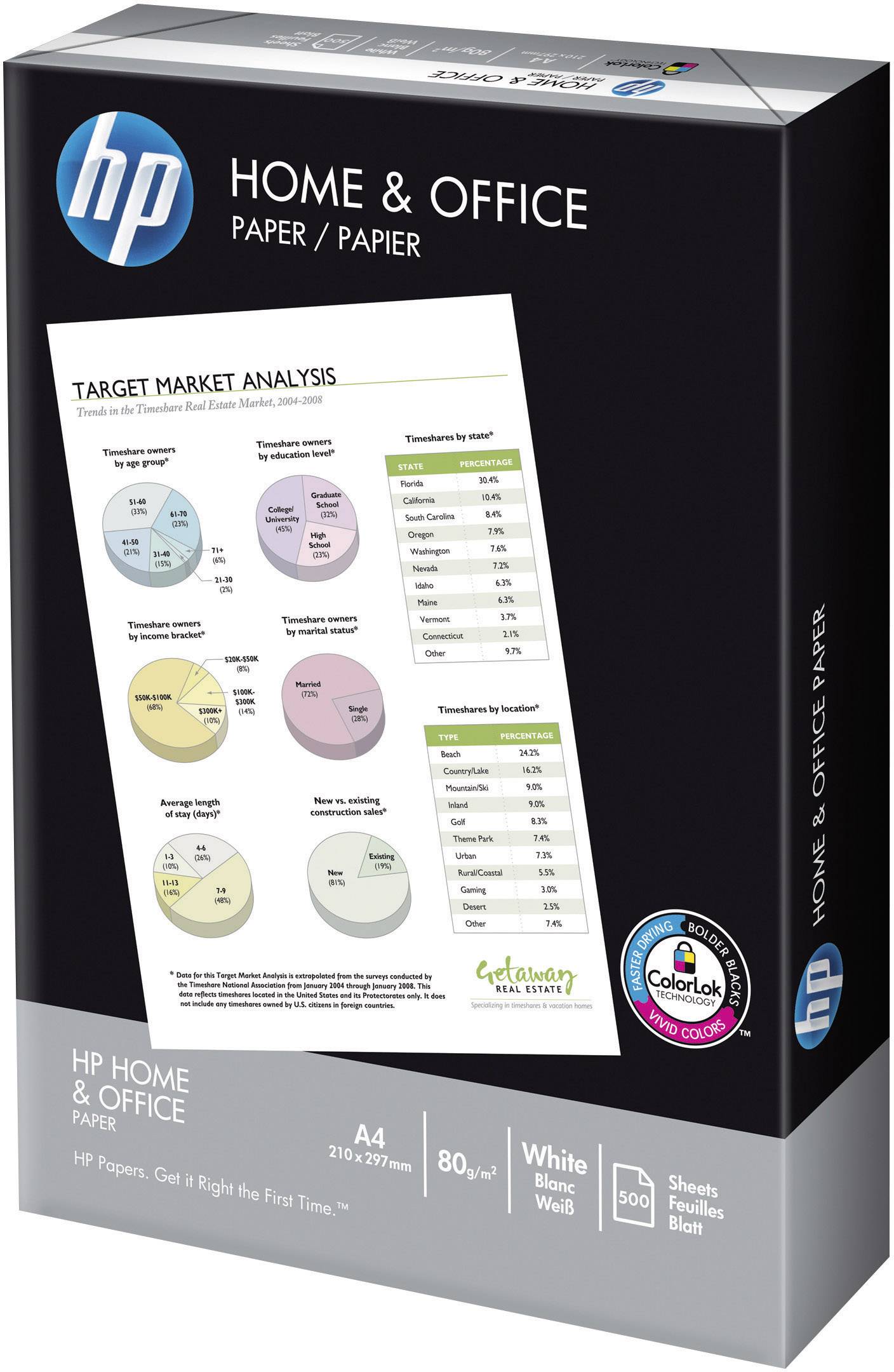 HP Home & Office CHP150 Universal Druckerpapier DIN A4 80 g/m² 500 Blatt Weiß-1