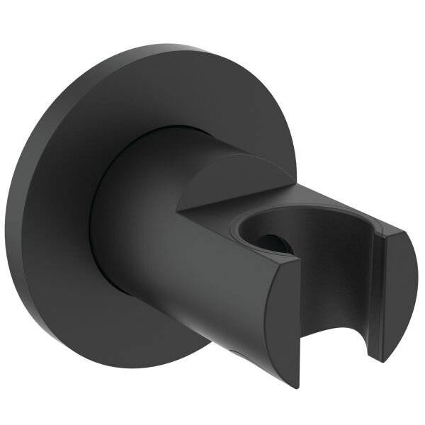 IDEAL STANDARD Wandhalter Idealrain Atel runde Rosette f.Handbrause Silk Black-0