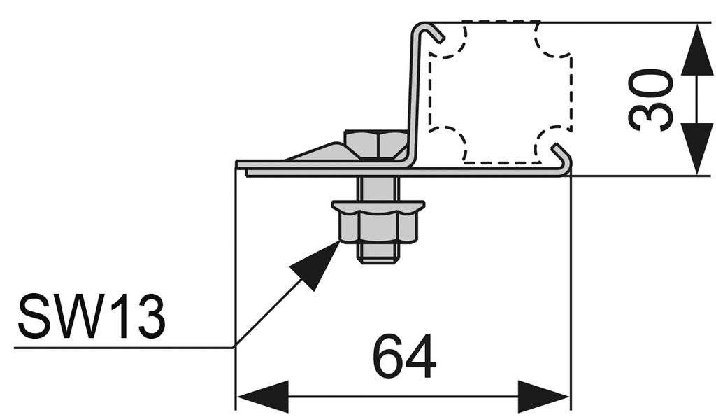 TECE profil Multiklemme Stahl verzinkt-2
