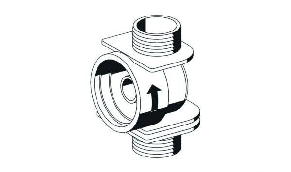 Schell Aufnahmegehäuse Kartuschenventil TIPUS P-2