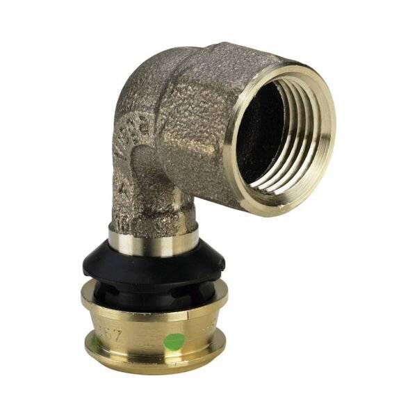 Viega Übergangsbogen Raxofix 5314.11 16mmxRp 1/2, 90Gr., m SC, Siliziumbr.-1