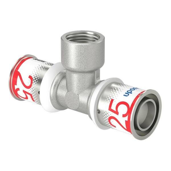 UPONOR S-Press PLUS T-Stück, mit Innengew., 25-Rp1/2"FT-25, 1 Stk.-3