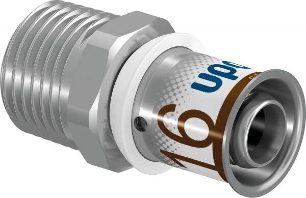 UPONOR S-Press PLUS, Übergangsnippel, 16-R3/4"MT, 1 Stk.-3