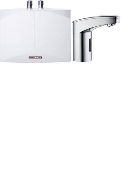 STIEBEL ELTRON Mini-Durchlauferhitzer DEM 3, 3,5kW/230V u. Sensorarmatur WSH 10-1