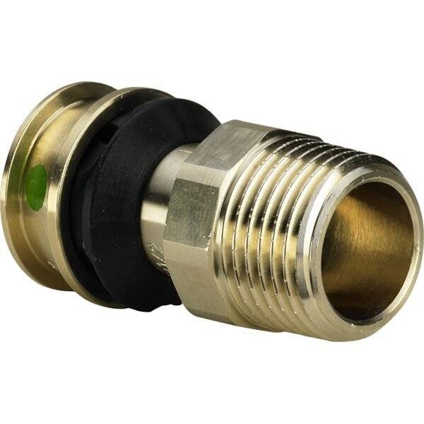 Viega Raxofix-Übergangsstück, Siliziumbronze, Modell 5311, d: 20, R: ½, 1 Stk.-1